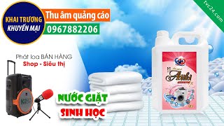 Thu âm Quảng cáo Nước giặt sữa giặt Kaisa MC đọc Khuyến mại