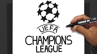 How To Draw CHAMPIONS LEAGUE UEFA (LOGO)