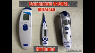 Termometru cu infrarosu pentru ureche si frunte -VEROVAL- Hartmann