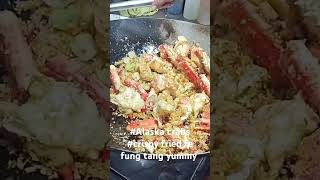 #Alaska crabs #crispy fried #Fe Fung tang yummy