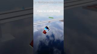 how to make fling in game obby creator #roblox #fling