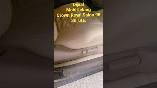 Dijual Crown Royal Salon AT 95 Istimewa #motorantik #crownroyal #toyotacrown #mobilpolisi