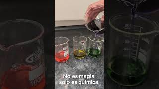 La magia de un indicador químico #química