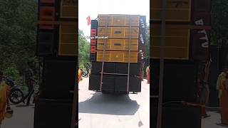 DJ Bittu Kalash Yatra Setup💪Full Vibration Sound Testing (At Mohalbani Ghat) #djshortvideo