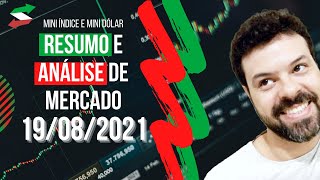 Day Trade - Análise - Resumo do Mini índice e Mini Dólar   WINV21 e WDOU21   Fechamento de mercado