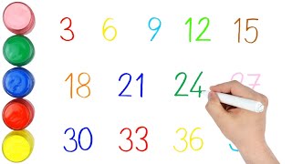 (Number Game) Learn Numbers from 3 to 39 | Write and Read Numbers