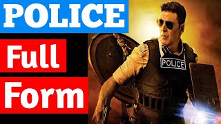 Police full form | Full form of police | #shorts #police