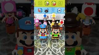 Lego Luigi Bee Suit And Lego Mario Ice Suit Exchange Power Up Suits #shorts #mario #lego