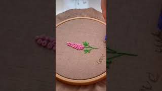 Hand embroidery for letters