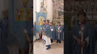 Monopoli, il ritorno della processione di San Cataldo piccolo nella chiesa di San Domenico