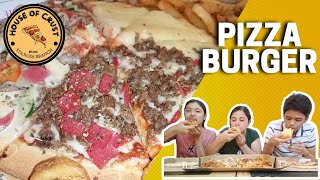 Pizza na, Burger pa! | House of Crust, Sta. Rosa, Laguna | Food Hug: The Fam Vlog