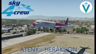 Ostatni dzień wakacji :( Lecimy na smartcopilot na Heraklion z Aten | XPLANE11 - VATSIM |