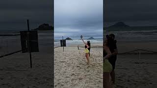 treino de beach tennis