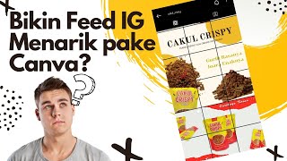 Tutorial Membuat Feed IG Produk lebih Menarik Pake Canva Di HP -