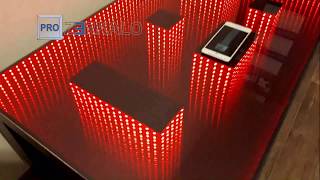 Table Infinity Mirror © ProZerkalo Стол с эффектом бесконечности