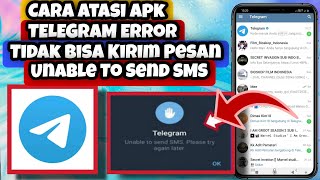 Cara Atasi Telegram Error Tidak Bisa Kirim Pesan Unable To Send SMS || Telegram Error Kirim Pesan