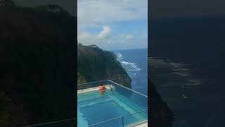 The beauty of this place was un-BALI-vable. 🌊🏝🩵👨‍👩‍👧‍👦📍#theedgebali #family #shortvideo #shorts