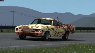 Assetto Corsa - Gameplay - 70 Chevy El Camino (Rusty version) @ Highlands Long