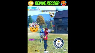 MAKING NEW WORLD RECORD IN FREE FIRE??😳KITNE BAR REVIVE DU#freefire #shorts