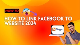 how to link facebook to website 2024 | how social plug link add to blogger website bangla tutorial