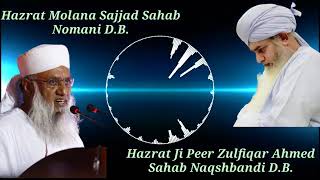 Maulana Sajjad Nomani about Peer Zulfiqar Ahmad Naqshbandi Mujaddidi emotional voice💔 Zarur Sunen 😓