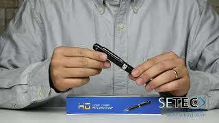 Lapicero con cámara espía oculta HD! -Spy Pen- ¡Setec Guatemala! Manual de uso.