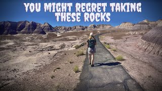 Rockhounding near Petrified Forest National Park - Geology that Kills