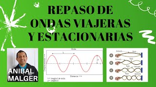 REPASO DE ONDAS VIAJERAS Y ONDAS ESTACIONARIAS #anibalmalger #cepreuni #uni #clasesmagistrales