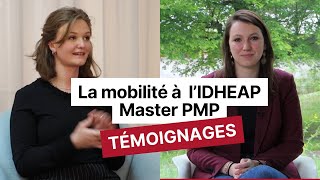 La mobilité à l'IDHEAP - Master PMP