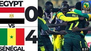 Résumé Sénégal vs Égypte (4-0) Pape Demba Diop crucifie les pharaons