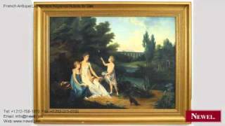 French Antique Landscape Regence Pictures for Sale