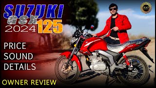 Suzuki GSX125 Detailed Review Sound Price in Pakistan 2024 | Malik Usama Vlogs #suzuki