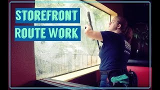 window cleaning route work