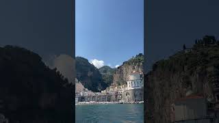 Boating on the #amalficoast is such a special way to see the beautiful seaside towns. #italy