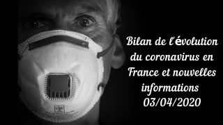 Informations et bilan du coronavirus en France (3 Avril 2020)