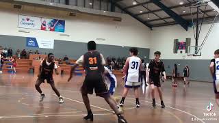 Isaac's drive - 2022 ACT Basketball U14 Div2 (Semi Final) - St Edmunds vs Gungahlin Flames - 4Sep22