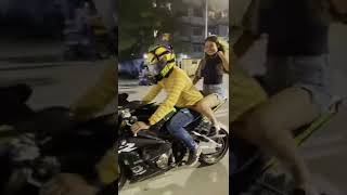 BMW S1000RR Beautiful Pillion Lady Biker Sanjana