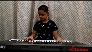 Haal.kaisa hai janab ka song by master laxman on keyboard casio CTX-9000IN