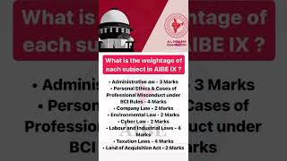 #what #whatis #aibe #exam #weightage #education #study #law #lawstudent #clear #llb #trending