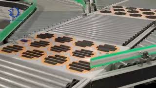 Curve Straight Roller Conveyor System in logistics industry with wheel sorter