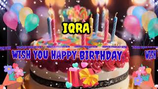 Wish You a Happy Birthday Song IQRA -Iqra Happy Birthday Song