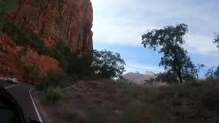 Zion national park from the north entrance