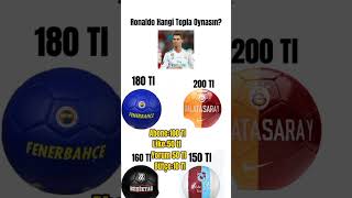 Ronaldo hangi topla oynasın?????#football #shorts #keşfet