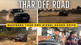 Mahindra Thar off-roading | Mahindra Thar Stunt  | Thar Drift | Thar RWD off-road