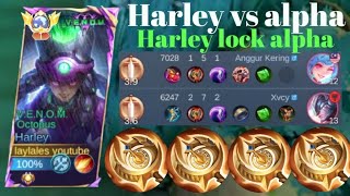 HARLEY VS ALPHA❗BUILD ONE HIT ENEMY DELETE! HARLEY LOCK ALPHA | build top 1 global Harley