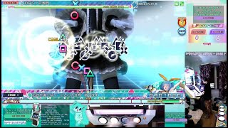 |ARCADE CABINET|EXCELLENT 95.75%|1.67%miss|The intence voice of Hatsune miku|Project DIVA Arcade FT|