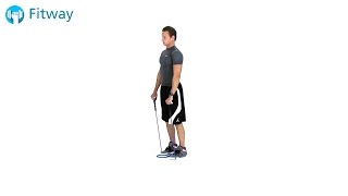 How To Do: Resistance Band Deadlift - Stiff Leg | Back Workout Exercise