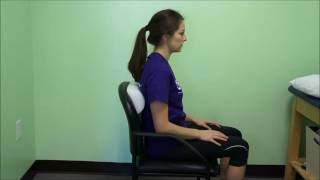 thoracic spine seated extension