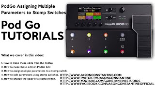 PodGO: Assigning Multiple Parameter Changes To Stomp Switches