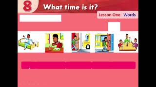 Level 2 - Unit 8 - Part A (Vocabulary) - What time is it?